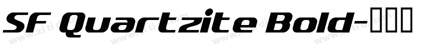 SF Quartzite Bold字体转换